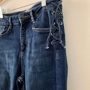 Zara Denim with side tie detail